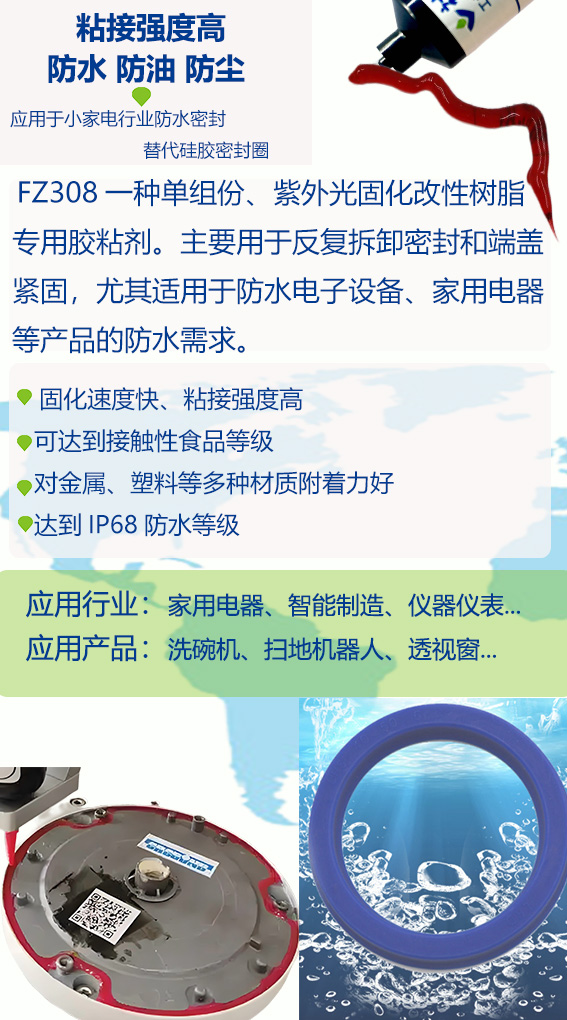 祜粘实业专用胶FZ308