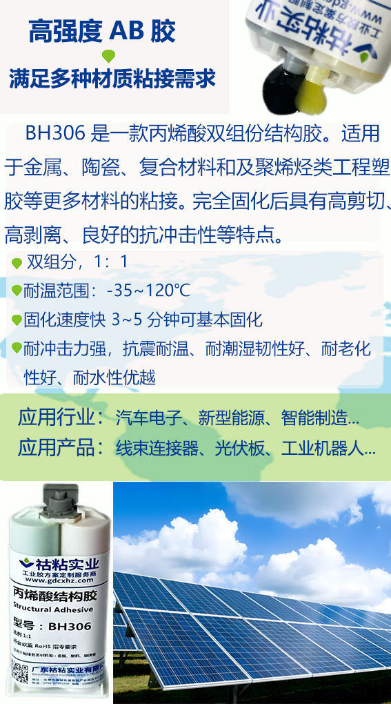 祜粘实业结构胶BH306